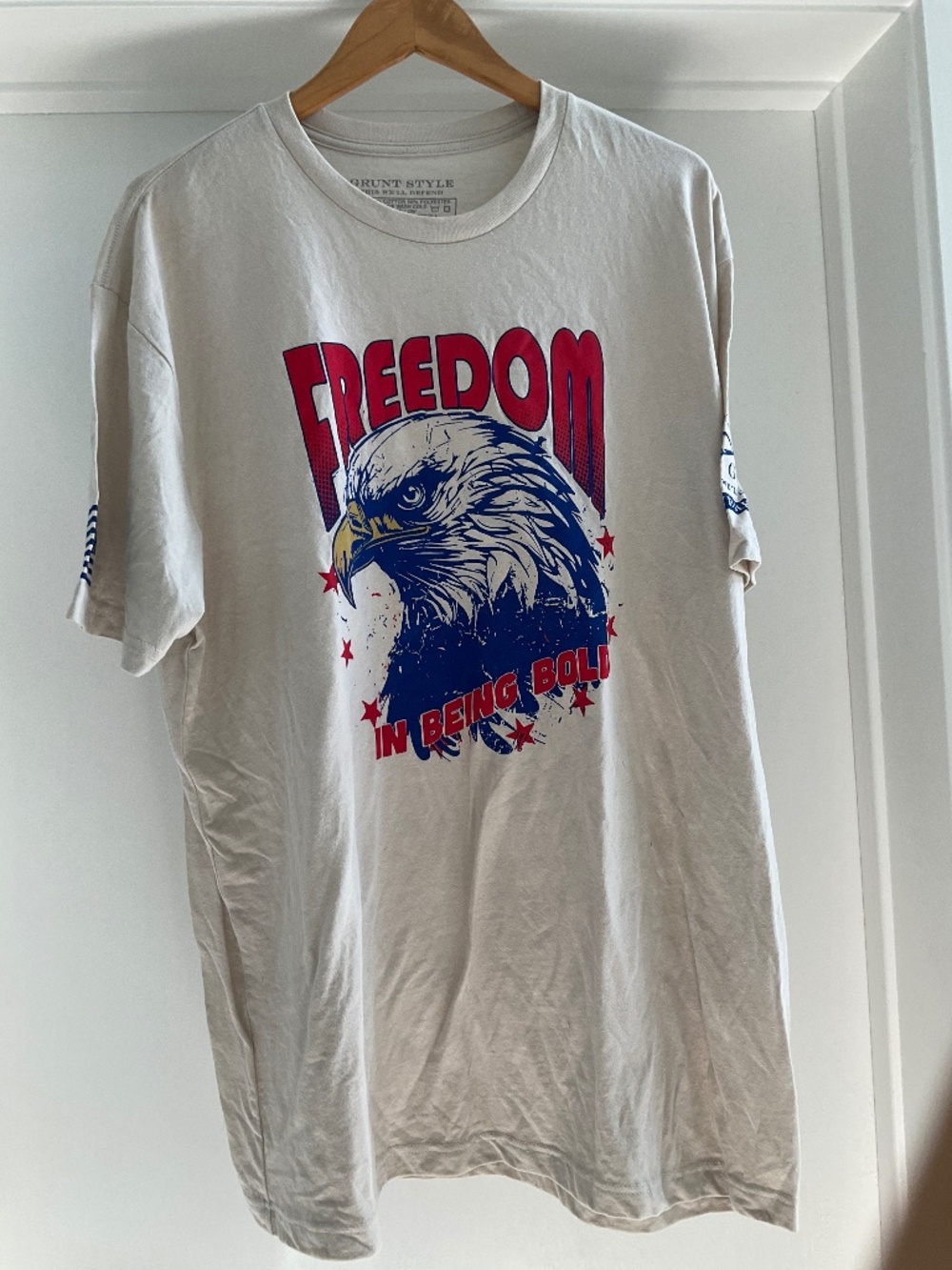 Men’s grunt style freedom t shirt xxl